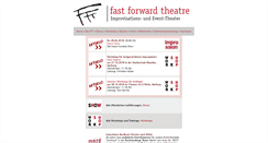 Desktop Screenshot of fast-forward-theatre.de