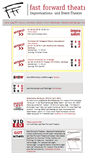 Mobile Screenshot of fast-forward-theatre.de