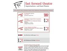 Tablet Screenshot of fast-forward-theatre.de